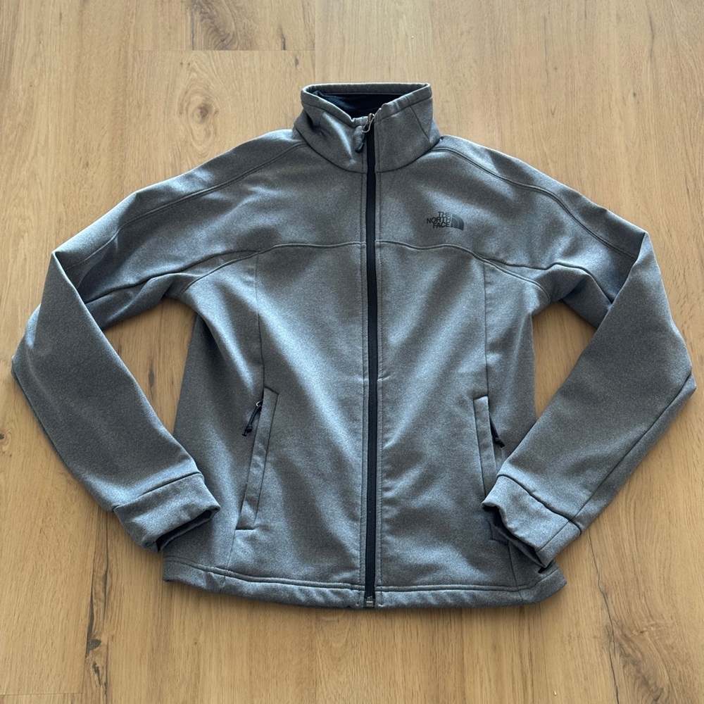 The North Face Black and Gray Fleece Jacket